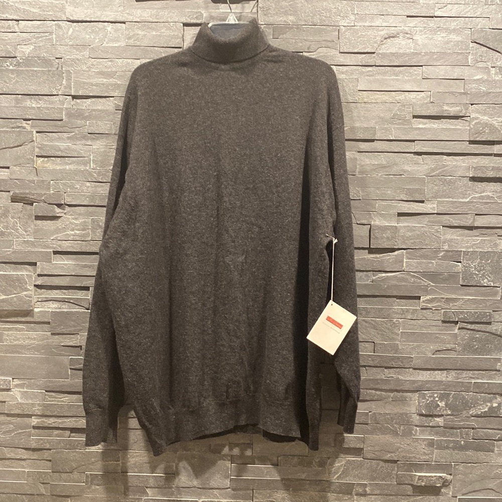McGeorge 100% Scotland Geelong Lambswool Turtleneck Long Sleeve Sweater
